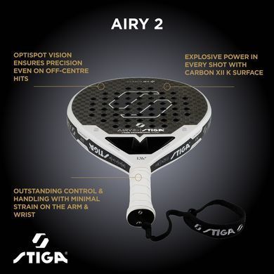 Ракетка для падел тенісу Stiga Racket AIRY 2 (2204-1311-01)