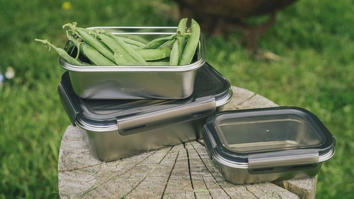 Набір харчових контейнерів із нержавіючої сталі Outwell Camper Food Box Set 3 шт (651210)