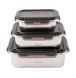 Набір харчових контейнерів із нержавіючої сталі Outwell Camper Food Box Set 3 шт (651210)