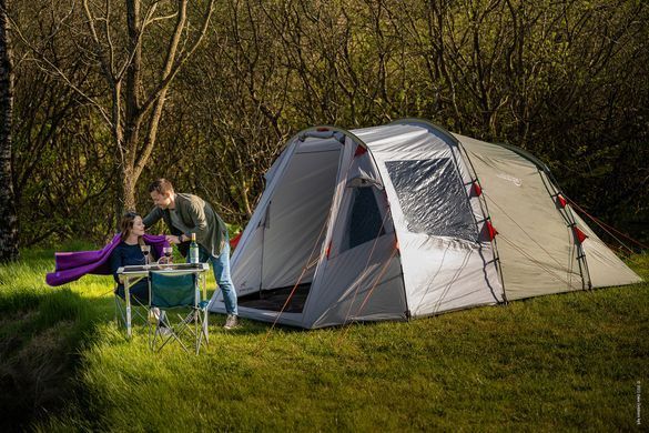 Намет п'ятимісний Easy Camp Huntsville 500 Green/Grey (120407)