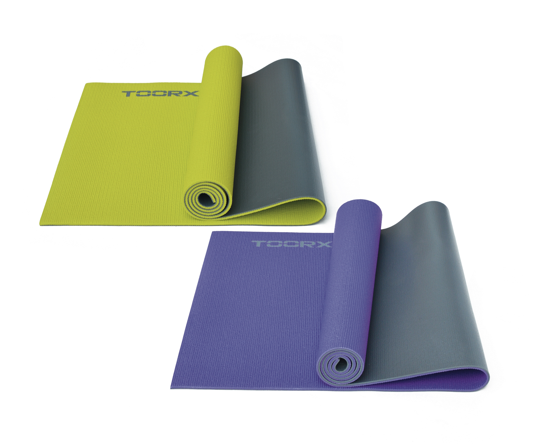 Килимок спортивний Toorx Yoga PVC 173 х 60 х 0,6 см для йоги та фітнесу Verde/Antracite (MAT-176) — фото 2