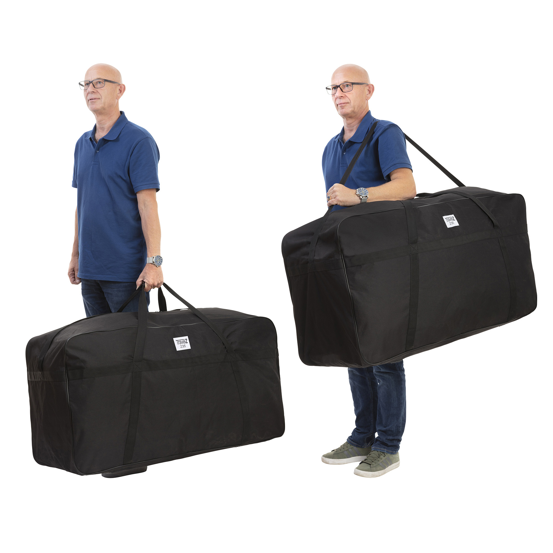 Сумка дорожня TravelZ Bag 235 liter Black (604348) — фото 4