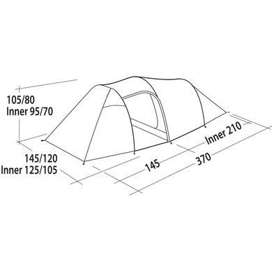 Намет двомісний Easy Camp Magnetar 200 Rustic Green (120414)