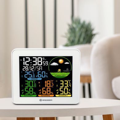Метеостанція Bresser Colour Weather Station with 3 Sensors (9600028/13452)