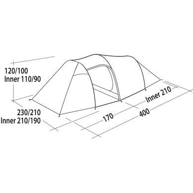 Намет чотиримісний Easy Camp Magnetar 400 Rustic Green (120416)