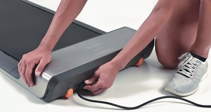 Бігова доріжка Toorx Treadmill WalkingPad with Mirage Display Mineral Grey (WP-G)