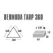 Тент High Peak Bermuda Tarp 360 Grey (10019)