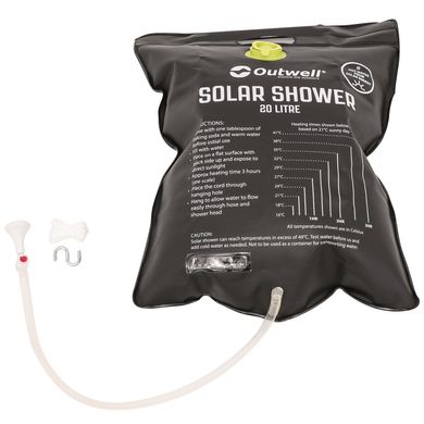 Душ портативный Outwell Solar Shower 20L Black (651067)