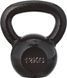 Гиря чавунна Toorx 12 кг з гумовою підставкою Black (KGV-12)