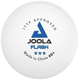 М'ячі для настільного тенісу Joola Flash 40+ White ITTF 6 шт (40041)