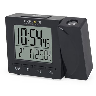 Годинник проекційний Explore Scientific Projection RC Alarm Black (RDP1001CM3LC2)