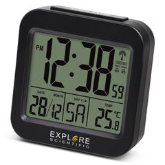 Часы настольные Explore Scientific Compact RC Alarm Black (RDC1008CM3000)