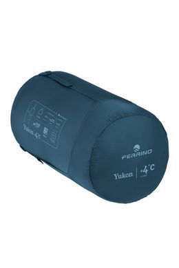 Спальний мішок Ferrino Yukon +4&deg;C Blue-Grey Left (86380RBGSX)