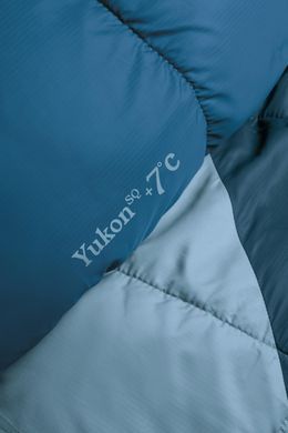 Спальний мішок Ferrino Yukon Square +7&deg;C Blue-Grey Left (86381RBGSX)