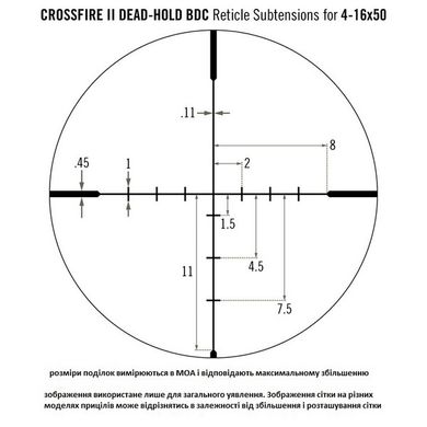 Приціл оптичний Vortex Crossfire II 6-24x50 AO BDC (CF2-31045)