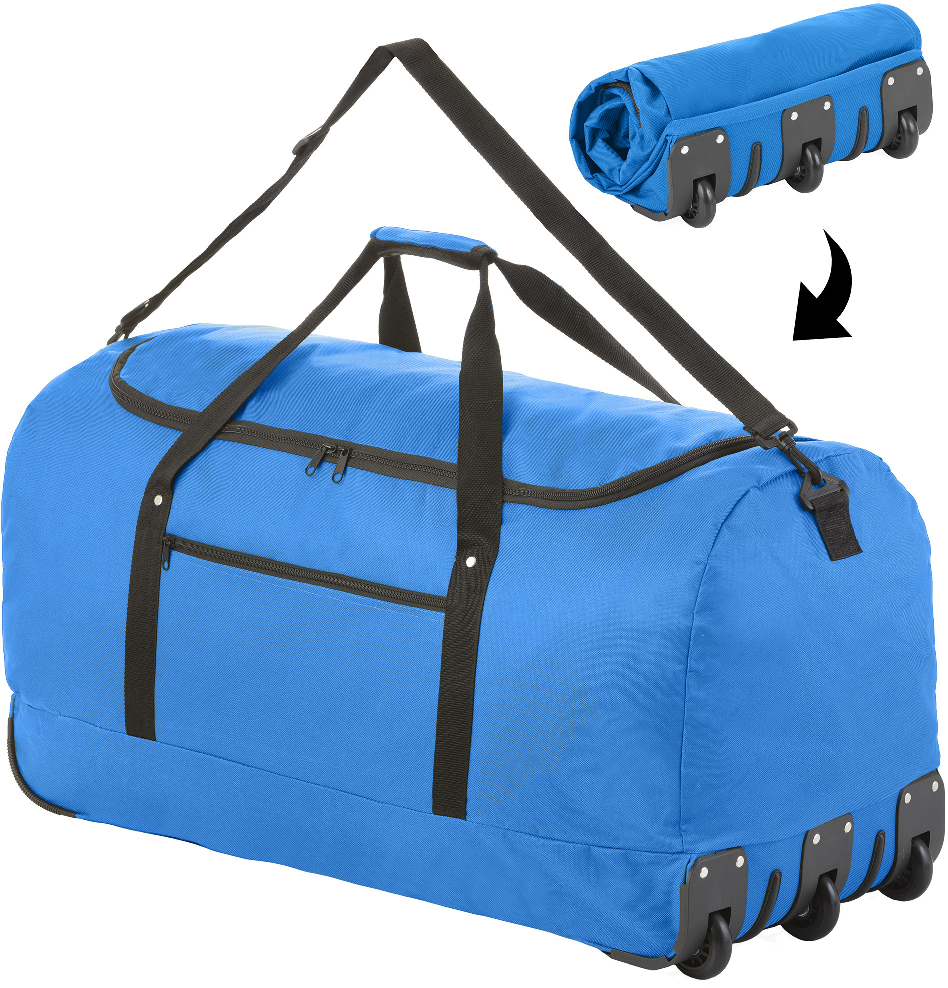 Сумка дорожня на колесах TravelZ Wheelbag 100 Liter Blue (603093) — фото 8