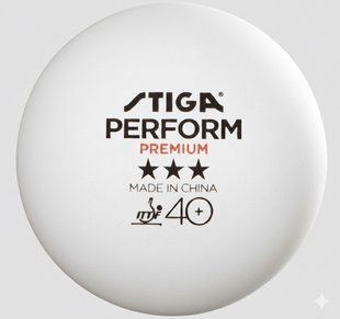 М'ячі для настільного тенісу Stiga Perform Premiun ITTF 6 шт (1113-2410-06)