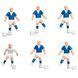 Комплект запасних гравців для настільного футболу Stiga Team Blue/White (7113-2043-22)