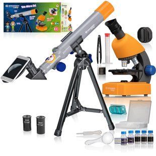 Мікроскоп Bresser Junior 40x-640x + Телескоп 40/400 (8850900)
