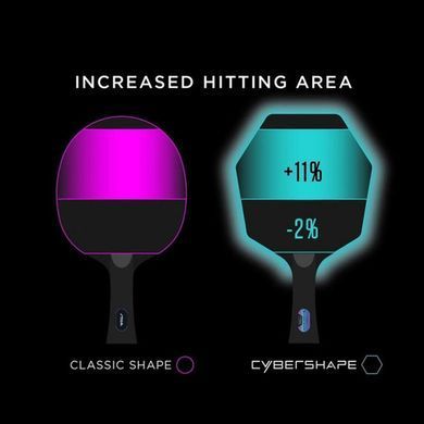 Ракетка для настільного тенісу Stiga Cybershape 1 Star FL (1211-0906-35)
