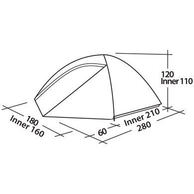 Намет тримісний Easy Camp Meteor 300 Rustic Green (120393)
